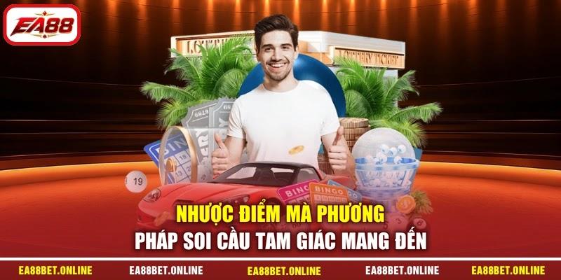 Nhược điểm mà phương pháp soi cầu tam giác mang đến